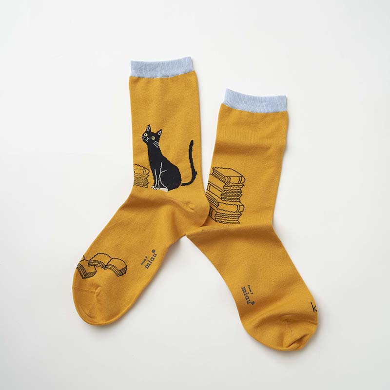 from F miau  hyvä すきなもの クルー丈ソックス/kuu(YE)